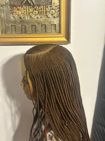 A7- Side Part Lace Braided Wig