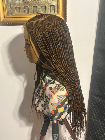 A7- Side Part Lace Braided Wig