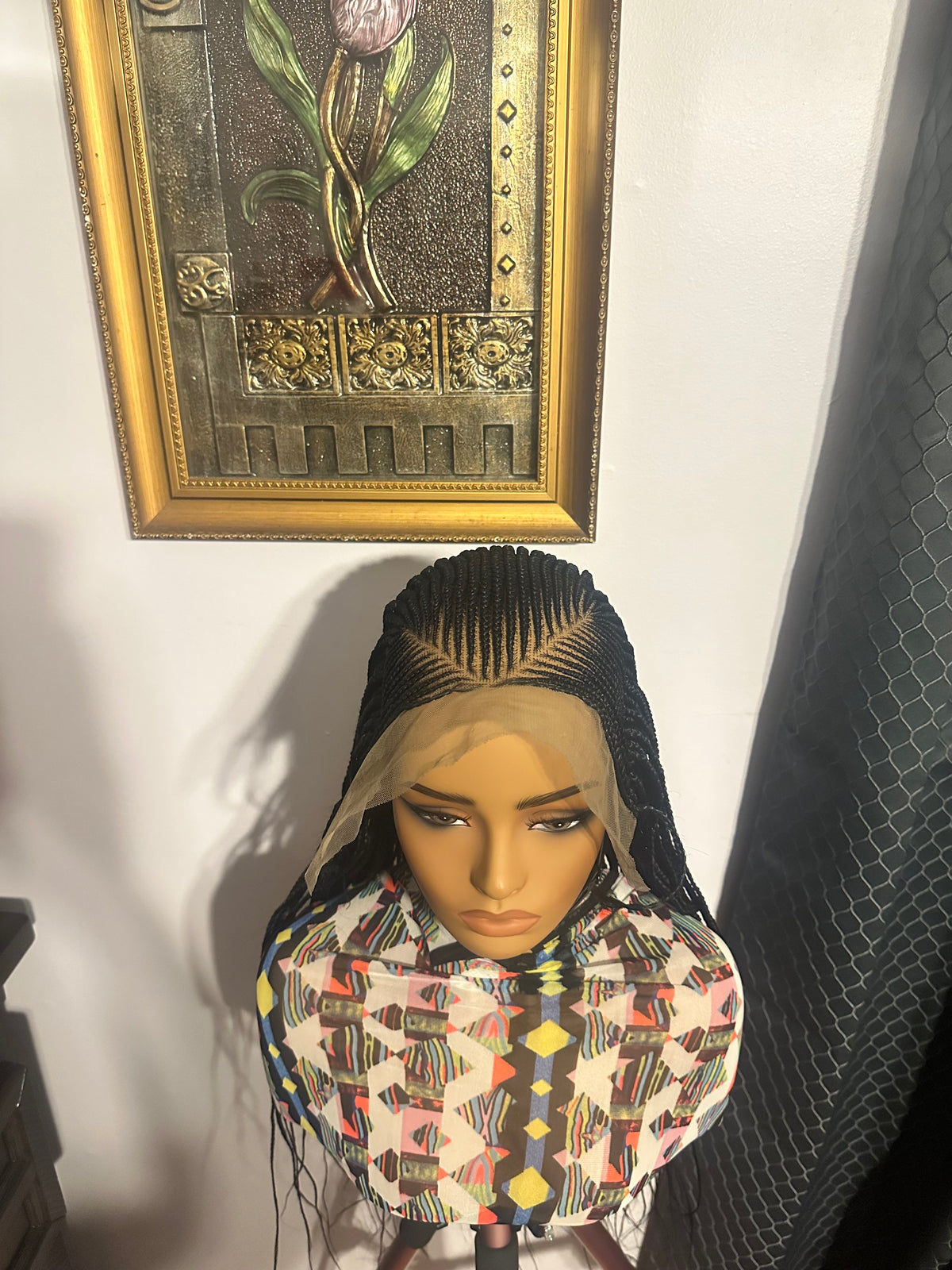 A5-13x6 Lace Braided Synthetic Wig