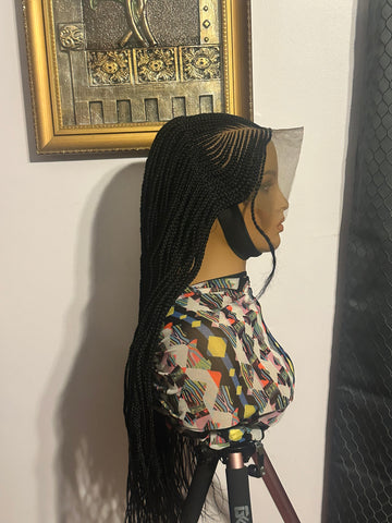 A5-13x6 Lace Braided Synthetic Wig