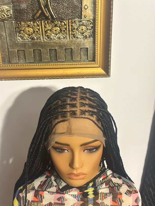 A6- Full Lace Knotless Braided Wig
