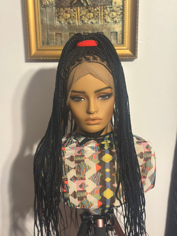 A6- Full Lace Knotless Braided Wig