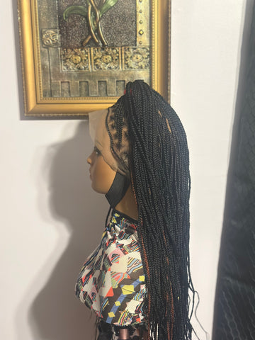 A6- Full Lace Knotless Braided Wig