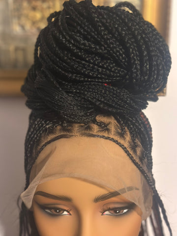 A6- Full Lace Knotless Braided Wig