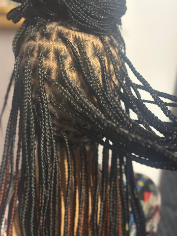 A6- Full Lace Knotless Braided Wig