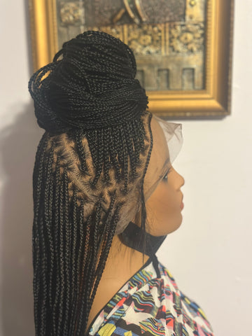 A6- Full Lace Knotless Braided Wig
