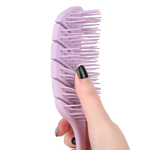 Square Vent Hair Scalp Massage Comb Hair Brush Anti-static Wet Dry Curly Detangler Hairbrush Nylon Salon Hair Styling Tools