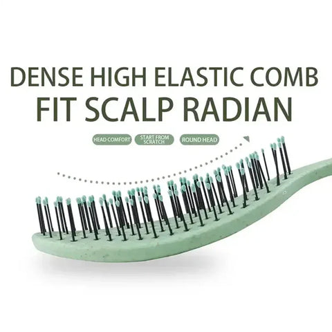 1pcs Elastic Hairbrush Scalp Massage Comb Bristle Nylon Hair Brush Curly Detangling Edge Hair Brush for Salon Hairdressing Tools