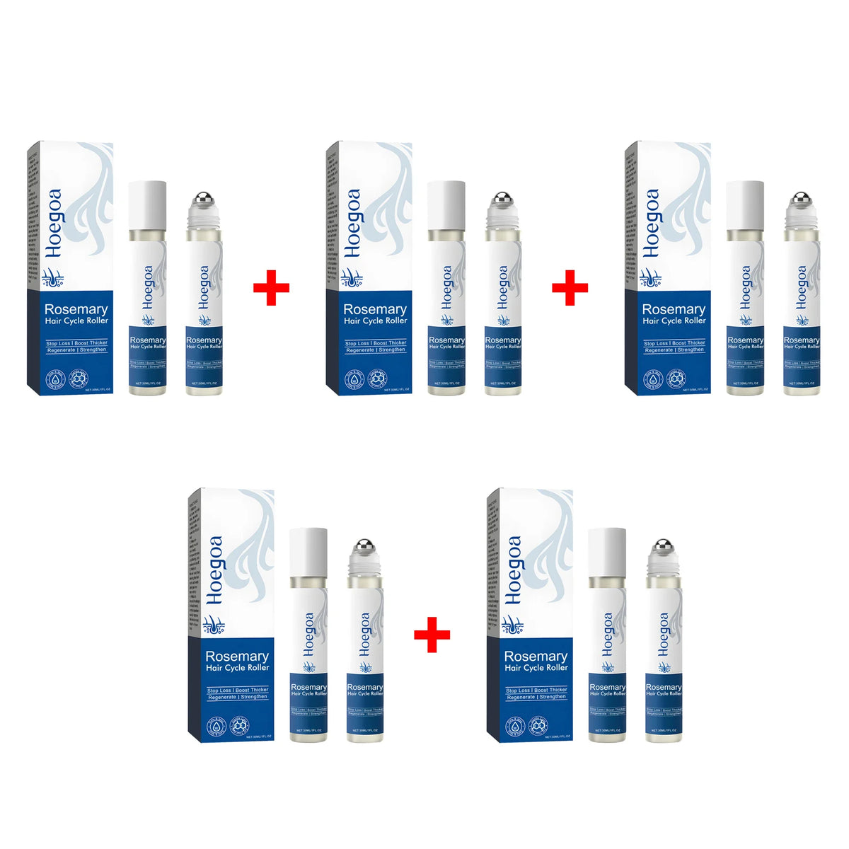 Rosemary Hair Serum Relax Scalp Stimulate Follicles Promote Hair Growth Roller Frizzy Split Ends Damaged Hair Repair Essence Oil