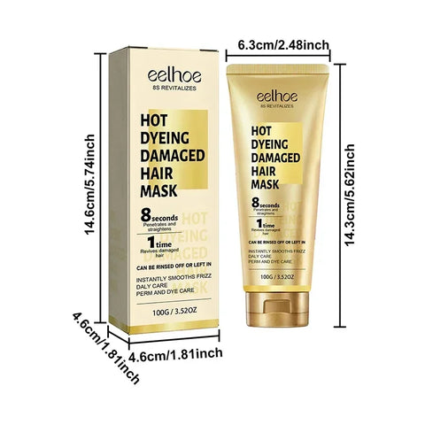 Keratin Hair Mask 5 Seconds Fast Repairing Frizz Dry Hair Anti Rolling Nourish Moisturize Soft Smooth Shiny Conditioners