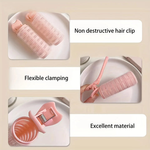 Bangs curling Irons Lazy Hair Rollers Fluffy Styling Clips Air overnight Curling heatless curler DIY Hair Styling accessories