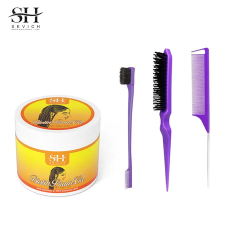 100g Hair Braiding Gel Styling Waxes Cream Edges Braid Wax Twist Strong Hold Pomade Anti-Frizz Hair Care Dreadlocks Styling Wax