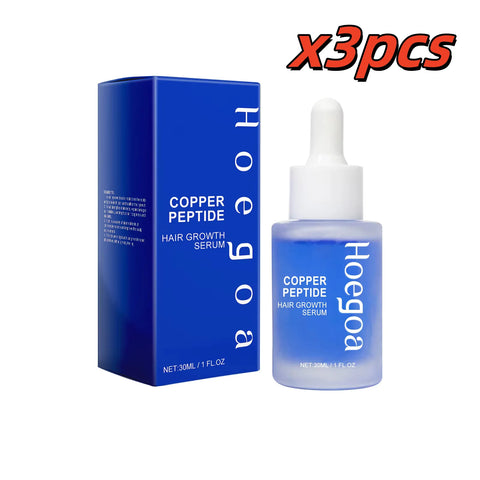 Copper Peptide Hair Grow Serum Prevent Alopecia Moisturizing Hair Dry Frizz Repairing Smoothing Scalp Care Density Hair Essence