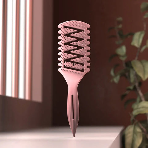 Detangling Brush Curl Styling Hollow Hair Brush WANMEI Women Curly Wet Tangled Massage Comb Barber Hairdressing Salon Tool