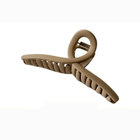 Matte Cross Hair Clip for Women Fashion Large Hairpin French Elegant Hairgrips Lady Hair Claw Clips Korea Girls Hair Accessories
