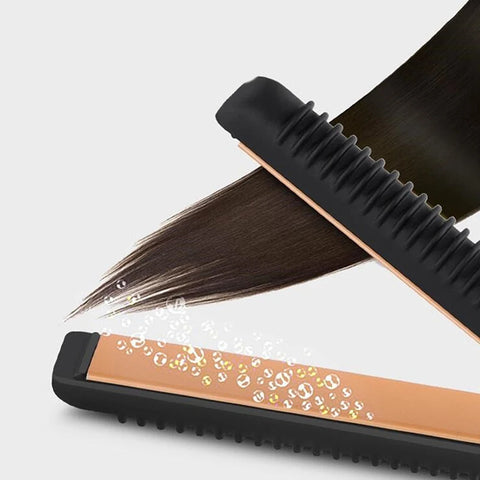 Mini Teddy Wave Hair Straightener Thin Pencil Flat Iron Titanium Professional Salon Hair Curler for Short Hair
