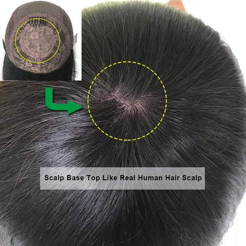 Short Bob Human Hair Wigs With Bangs Brazilian Remy O Scalp Top Bang Wig Glueless 200 Density Wavy Bob Wig For Black Women Luffy
