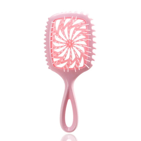 1 Pack WANMEI Detangling Hair Brush- Effortless Tangle Free-Ideal for Natural Curly Straight Wet Dry  Damaged Hair for Women Men