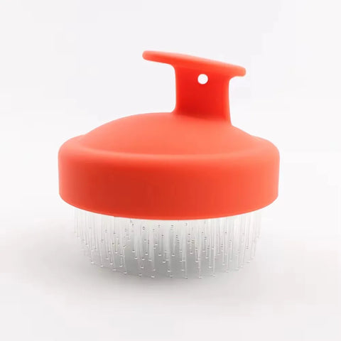 Soft Silicone Bristles Scalp Massage Brush Hair Washing Scalp Exfoliator Brush Hair Scrubber Hair Scalp Massager Shampoo Brush