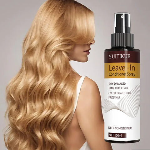YUITIKUE leave-in conditioner spray, moisturizing and glossy formula, suitable for adult men and women.