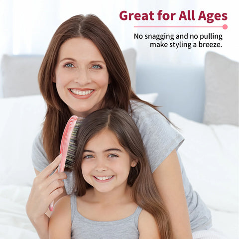 Vented Detangling Brush for Pain Free Brushing on All Wet or Dry Hair Types Durable Anti-Static Bristles Lightweight Handle Comb