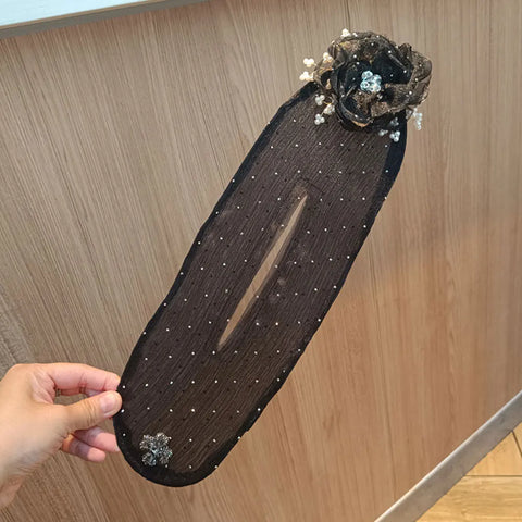 Deft Bun Hair Bands Women Knotted Wire Headband Twist Maker Print Hair Tool