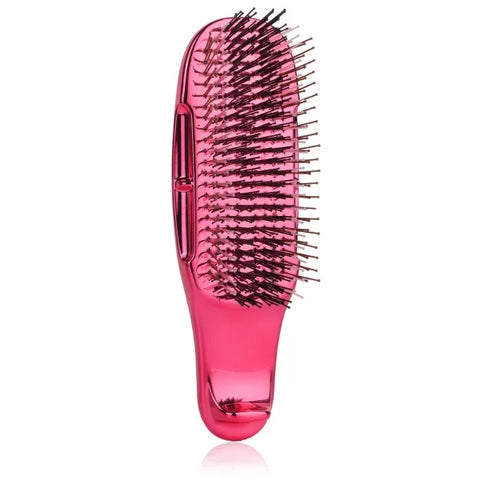 Japanese Premium Head Massager Scalp Brush Hair Massager Shampoo Brush Wet Plastic Detangling Brush Hair Cleaning Comb Rose Gold