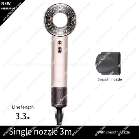 Professinal Leafless Hair Dryer 220V Negative Ion Quick Dry Home Powerful Constant Flyaway Attachment Anion Electric Hair Dryer