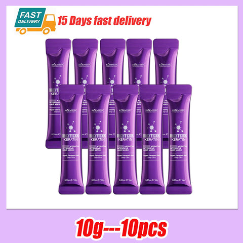Keratin Hair Mask Magical 5 Second Repair Damage Frizzy Soft Smooth Shiny Hair Deep Moisturize Hair Treat Repair Hair Care Mask