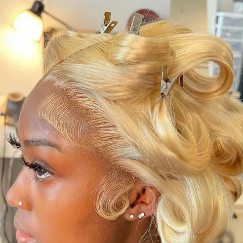 Body Wave 613 Human Hair Wig 13X6 Hd Lace Frontal Wig 250 Density 30 40 Inch Blonde Lace Front Wig For Black Women Brazilian Wig