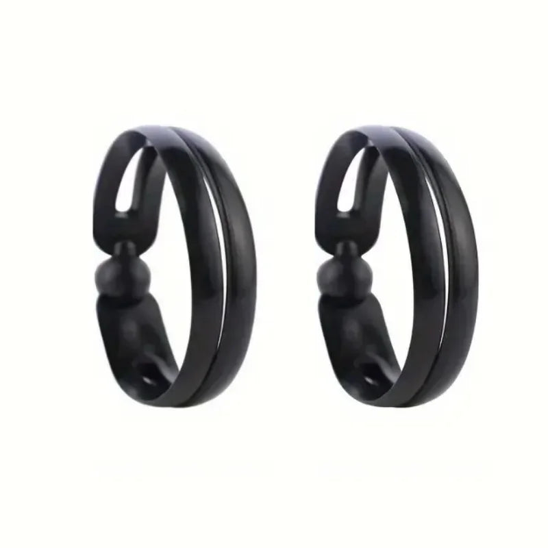 4pcs Magic Twist Donut Bun Clip DIY Ponytail Hair Styling Tools Black Mushroom Head Hair Reel for Bobo and Ball Head Hairstyles