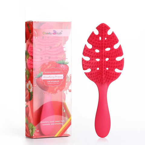 Hair Detangler Brush With Scented Detangling brush Soft Bristles with Ease For Curly  Black Natural Women Men Dry and Wet Hair