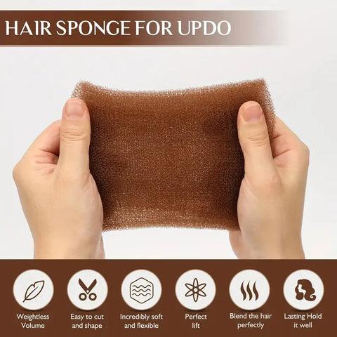 Hair Volume Enhancer And Bun Making Tool Filler Donuts Padding Volume Bumps Tool Volume Insert U Shape Pin Foam Padding Tool
