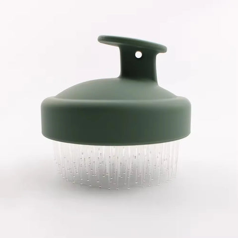 Soft Silicone Bristles Scalp Massage Brush Hair Washing Scalp Exfoliator Brush Hair Scrubber Hair Scalp Massager Shampoo Brush