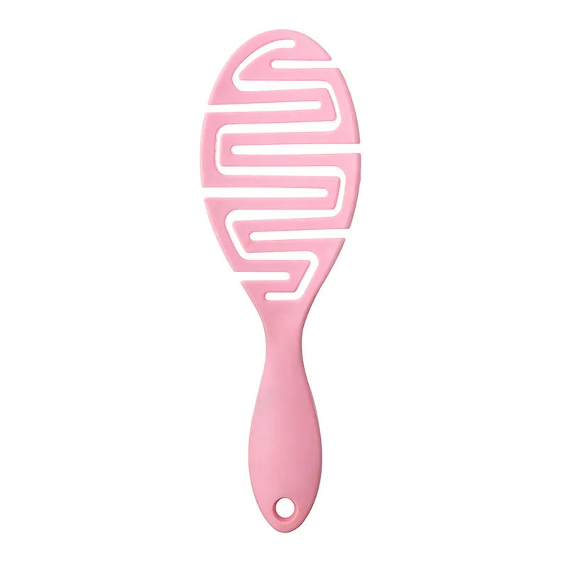 Hollow Out Wet Curly Hair Brushes Detangling Hair Comb Hair Brush