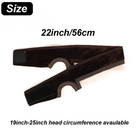 Lace Wig Grip Band for Women, Wig Gripper with Ear-Cutouts Natural Lace Edge, 1pcs Non-Slip Adjustable Wig Headband