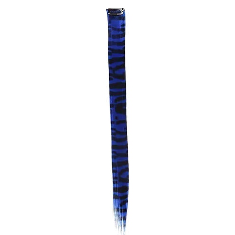 LUPU Synthetic Feather Hair Extension Colorful Fake Hair Clip In One Piece Hairpiece For Women Cosplay Party Y2K Style