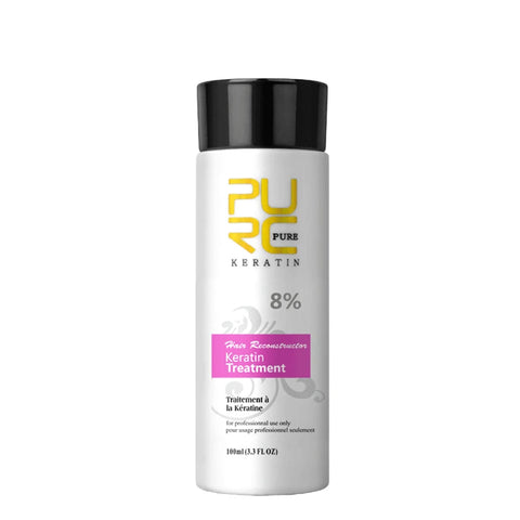 PURC Brazilian Keratin Hair Treatment Formalin Professional Straightening Smoothing Curly Hair Frizz Dry Repair Cream Hair Care