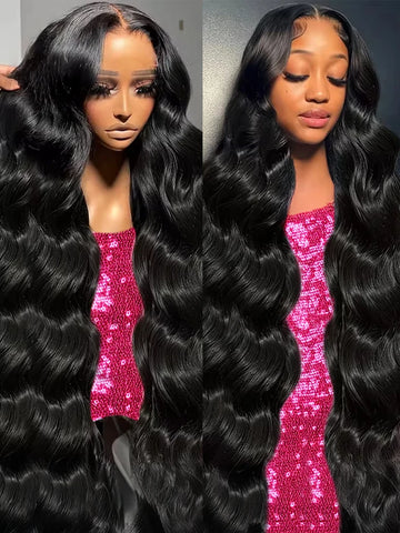 40 50 Inch 13x4 13x6 Body Wave HD Lace Frontal Human Hair Wigs For Women 7x5 Glueless Hd Lace Front Wig PrePlucked 300% Density