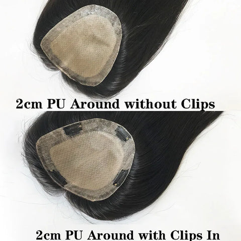 22inch Brown 6x6inch Silk Base Topper For Wome Loose Wave European Virgin Human Hair Topper Breathable Hair Piece