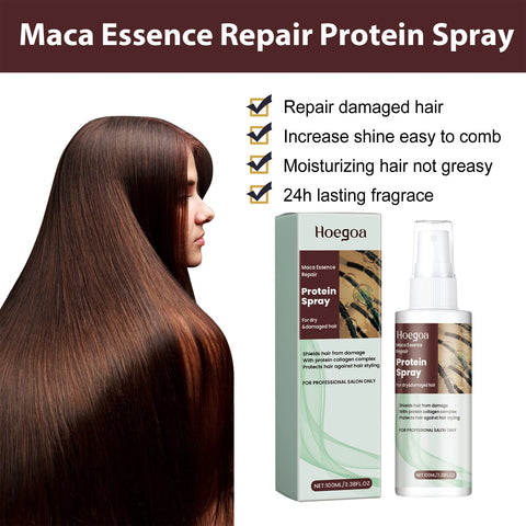 100ml Protein Leave-In Hair Care Spray Herbal Extract Moisturizing Deep Gentle Hair Care Oil Suitable For Dry And Damaged Hair