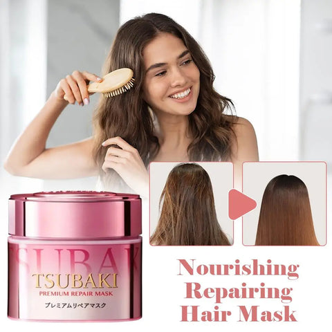 180g TSUBAKI Premium Repair Mask Deep Nourishing Improve Frizz And Damaged Hair Japan Salon-Grade Hair Care 180g