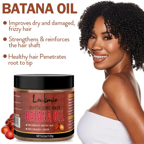 Natural Batana Oil Butter Revitalizing Hair Mask Healthy and Strengthen Hairs Moisturizing Nutritious Root Scalp Hair Care Cream