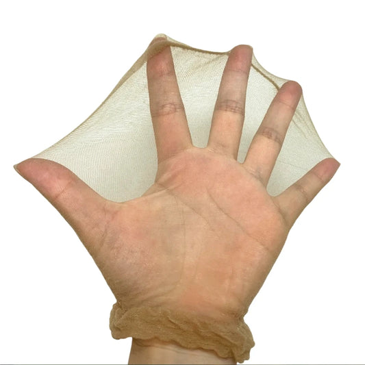 2pcs/bag Transparent HD Wig Cap Invisible and Sheer Breathable Ultra-thin Stretchy Stocking Caps for Lace Front
