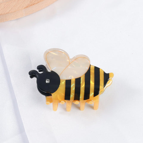 Luxury quality jewelry 2025 new cute bee grab clip jewelry in autumn and winter Crab hair clip hair accessories for girls