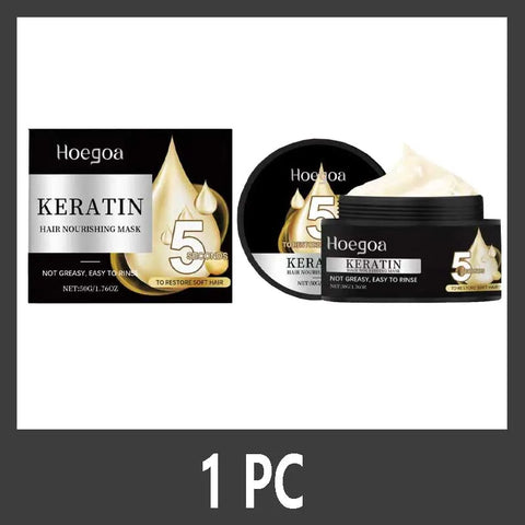 Keratin Hair Mask Moisturizer Conditioner Soft Smooth Frizz Damaged Repair Damaged Hair Restore Shine Hair Mask
