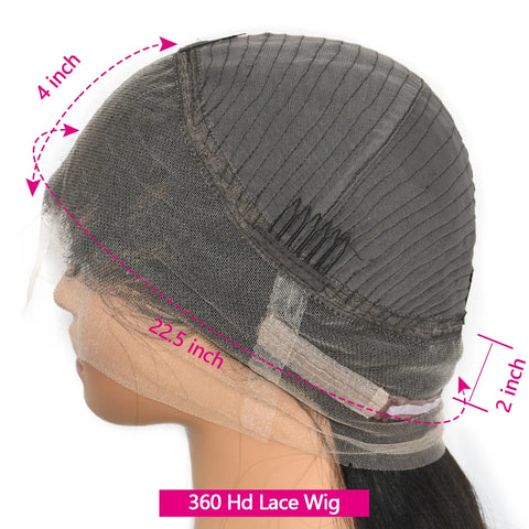 36 34 32 inch 5x5 6x6 Lace Closure Wig 42 40 30 inch Long Thick 13x6 Pre Plucked Straight Human Hair Lace Frontal Wigs For Women