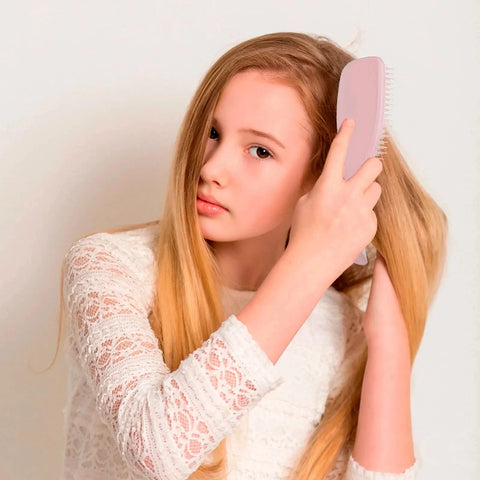Detangling Scalp Massage Brush - For Curly Hair Styling & Care, Women's Smoothing Hairbrush Salon Tool