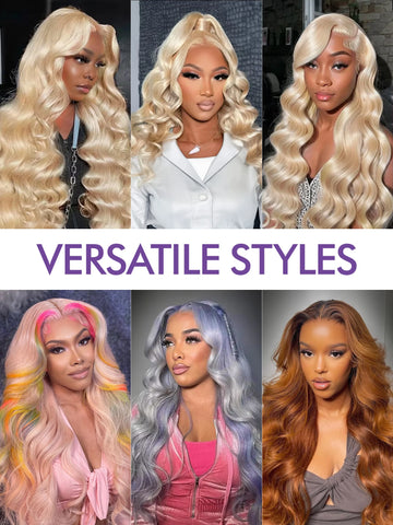 613 Body Wave Bundles Hair Extension Omber Blonde Human Hair Bundles 3/4 Pcs/Lot 100% Human Hair Brazilian Hair Wavy Weave Remy