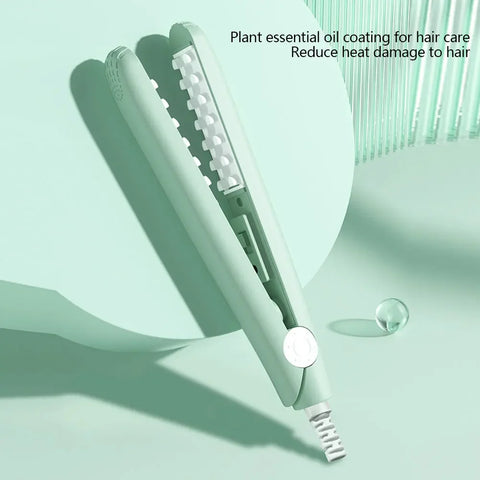 3D Grid Curler Mini Hair Curling Iron Hair Fluffy Splint Portable High Quality Ceramic Corn Perm Styling Tools